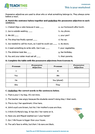 possessives esl games activities worksheets