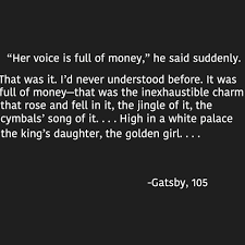 This Quote Represents The American Dream Of The 1920s Otherwise Known As The Time When The Great Gatsby Takes Place The Ameri American Dream Materialism Songs