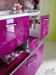 احلى مطابخ الوميتال باللون الموف Girl Bathroom Decor Girl Bathrooms Bathroom Furniture Design