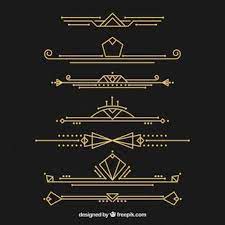 Art Deco Vectors Photos And Psd Files Free Download Art Deco Font Art Deco Pattern Art Deco Fashion