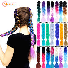 Buy the latest synthetic hair braid gearbest.com offers the best synthetic hair braid products online shopping. Meifan Synthetic Hair Braids Ombre Braiding Hair Extension Box Braids Hair Pink Purple Blue Colors Crochet Braids Hair Jumbo Braids Aliexpress