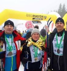 Robert Moroz, Jacek i Iwona Inglotowie startowali w Biegu Piastów