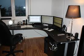 Looking For Desk Suggestions For Eyefinity Modern Home Office Furniture Long Computer Desk Home Office Furniture Sets