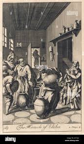 Elisha And The Oil Stock Photo