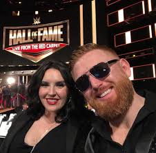 WWE Superstar Heath Slater (Heath Miller) with his wife Stephanie Houck  Miller