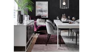 Camille Burnt Orange Velvet Dining Chair Reviews Crate And Barrel Velvet Dining Chairs White Dining Table Furniture Dining Chairs