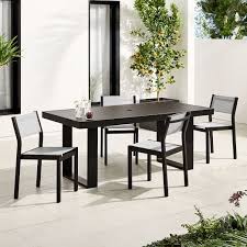 Portside Aluminum Outdoor 72 Dining Table Dining Chairs Set Dining Table Dining Chairs Dining Chair Set