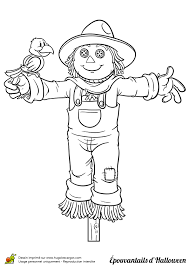 page 11 sur 12 hugolescargot com epouvantail coloriage halloween contour homme
