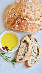 Rosemary Green And Black Olive Bread Olive Bread Healthy Recipes Easy Snacks Recipes