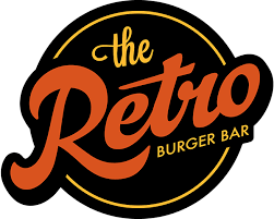 Retro Burger Bar Logo On Behance Retro Logos Retro Logo Design Bar Logo