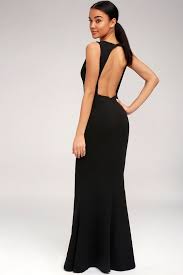 Mine Black Backless Maxi Dress Backless Maxi Dresses Maxi Dress Trendy Party Dresses