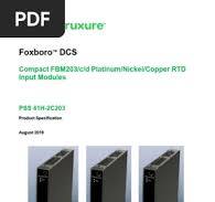 Value Proposition - DCS - HW-App Compact FBM203 RTD | PDF ...