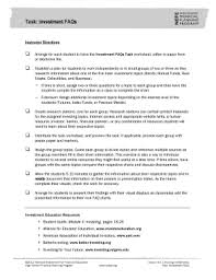 Task Investment Faqs Fill Online Printable Fillable