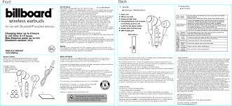 About press copyright contact us creators advertise developers terms privacy policy & safety how youtube works test new features press copyright contact us creators. Billboard Wireless Earbuds Kr307 Wireless Earbuds User Manual Bb497 Bb498 User Manual Fcc307 2 Kingray Electronics