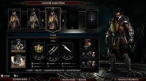 They're all available from the start in kustomization. Character Customization In Mortal Kombat 11 Mortal Kombat 11 Guide And Tips Gamepressure Com