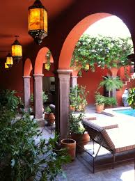 Mexico Decoration 27 Decoratop Hacienda Mexicaine Deco Exterieure Deco Maison De Campagne