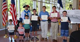 Seven children become junior members of Sons of the American Revolution