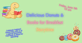 Delicious Donuts & Books for Breakfast Summer Storytime
