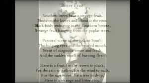 The strange fruit hanging from the poplar trees. he originally submitted it to a teachers' union publication, then set it to music. Strange Fruit Taking A Stand Through Song Youtube