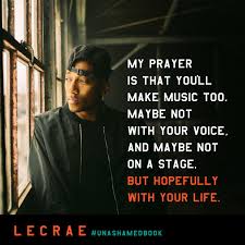 Making Music With My Life I Think You Hit Spiritually Sound Soul With This Praise Be To Him Ricky Rainbow Lecrae Quotes Lecrae Christian Rappers