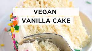 Vegan Vanilla Cake - YouTube