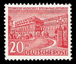 Der blick der regentin ist bei beiden serien nach links. Briefmarken Jahrgang 1949 Der Deutschen Bundespost Berlin