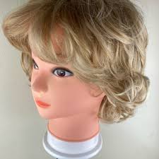 Short Curly Bob Hair Wig With Bangs
