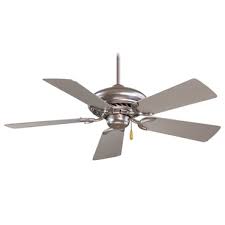 60 contemporary double led ceiling fan. Supra 52 Inch Ceiling Fan With Light By Minka Aire F569 Bs