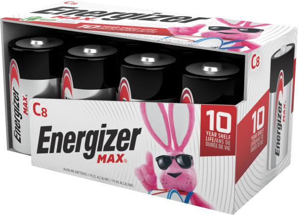 BATTERY,C,8PK,ENERGIZER