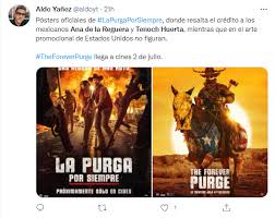 Adela y juan son dos migrantes mexicanos que llegan a trabajar a estados unidos en busca del sueño americano, pero el gobierno ya ha declarado el regreso oficial de la celebración de la noche de la purga. The Forver Purge Borraron A Ana De La Reguera Y Tenoch Huerta De La Publicidad En Eeuu Infobae