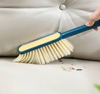 Plastic Cleaning Brush with Soft Long Bristles - Blue/Red/Green - 37x22x9cm  - Easy to Clean, Non-Slip Handle - Ideal for Tight Spaces & Cracks - 215g  ...