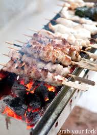In this video, i show you how to do your. Yakitori Chicken Skewers On An Arrosticini Charcoal Grill At A Stomachs Eleven Japanese Dinner Sydney Food Food Yakitori Skewers