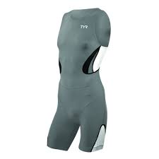 Tyr Mens Carbon Zipper Back Short John Trisuit W Pad