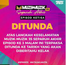 Pentas separuh akhir muzik muzik 32 menampilkan 30 lagu yang bakal layak ke anugerah juara lagu 32 ! Alif Satar Kena Covid 19 Separuh Akhir Muzik Muzik 35 Ditunda Kosmo Digital