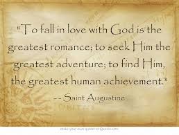 For love is the beauty of the soul. Saint Augustine Love Quotes Quotesgram