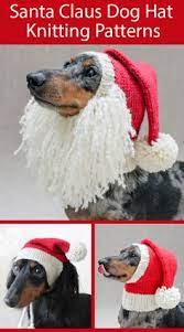 Knitting Patterns For Santa Claus Dog Hats For Christmas Knitting Patterns For Dogs Dog Sweater Pattern Crochet Dog Clothes