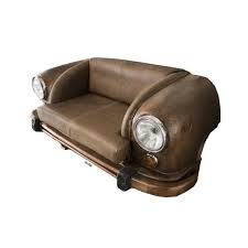 Zweisitzer sitzbank ambassador bank leder sessel metall auto sofa b 158cm. Sofa Vintage Leder Braun In Autofront Rostfarbig Kaufen
