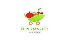 Supermarket Logo Template Design Vector Graphic By Deemka Studio Creative Fabrica In 2020 Logo Templates Template Design Supermarket Logo
