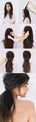 Half up hair do for medium length hair jeweled hair accessories can make even the simplest 'dos feel a little more special. 30 Most Flattering Half Up Hairstyle Tutorials To Rock Any Event