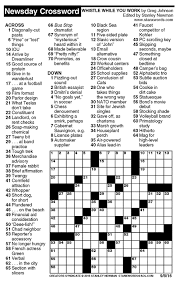 Newsday crossword puzzle answers for today. Crossword For 9 8 2016 Crossword Print Arcamax Publishing Crossword Crossword Puzzles Word Puzzles