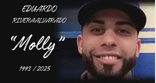 Les notificamos el fallecimiento de quien en vida fuera Eduardo A. “Molly”  Rivera Alvarado, natural de Caricaboa. Su cuerpo estará expuesto en capilla  el viernes, 4 de abril de 2025 de 4