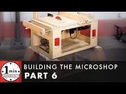 Building The Microshop Part 6 Youtube In 2020 Workbench Table Saw Diy Projects Plans
