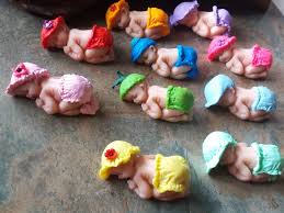 Miniature Baby Dolls House Baby Clay Baby Dolls House In 2020 Baby Doll House Clay Baby Baby Shower Accessories