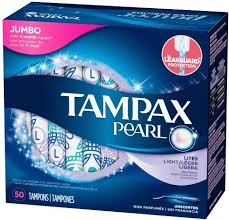 Amazon Com Tampax Pearl Tampons Unscented Lite Absorbency 50 Ct Health Personal Care