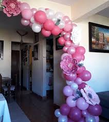 Vestidos para la madre de la novia. Arco Vintage Con Flores Decoracion De Cumpleanos Arco De Globos Globos