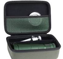 Hard EVA Case For Monocular Telescopes - Protective Storage Box Fits 40x60,  80x100 & Other Models