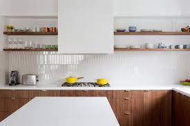 Hood Hidden Behind Drywall Mw Glossy Tiles That Match Paint Color Vertical Rather Than Horizontal Kitchen Backsplash Trends Kitchen Tiles Bathroom Trends