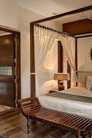 The House Has Strong Influences Of The Traditional Indian Architecture Indian Bedroom Decor Indian Bedroom Indian Bedroom Design