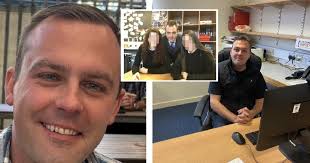 This is Dean Barr. The teacher fled to Australia for work after he was  suspended in Scotland over claims he "upskirted" female pupils. Barr, 36,  had been working at a school in