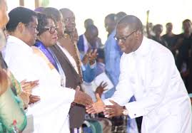 Pastor adeboye preaches at church holy communion service despite son's death. Church Of God Mission 50 Okowa Adeboye Umah Ukpai Extol Legacies Of Late Archbishop Idahosa News Express Nigeria